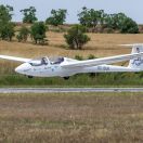 Our ASK-21 taking off with a passenger doing an initiation flight