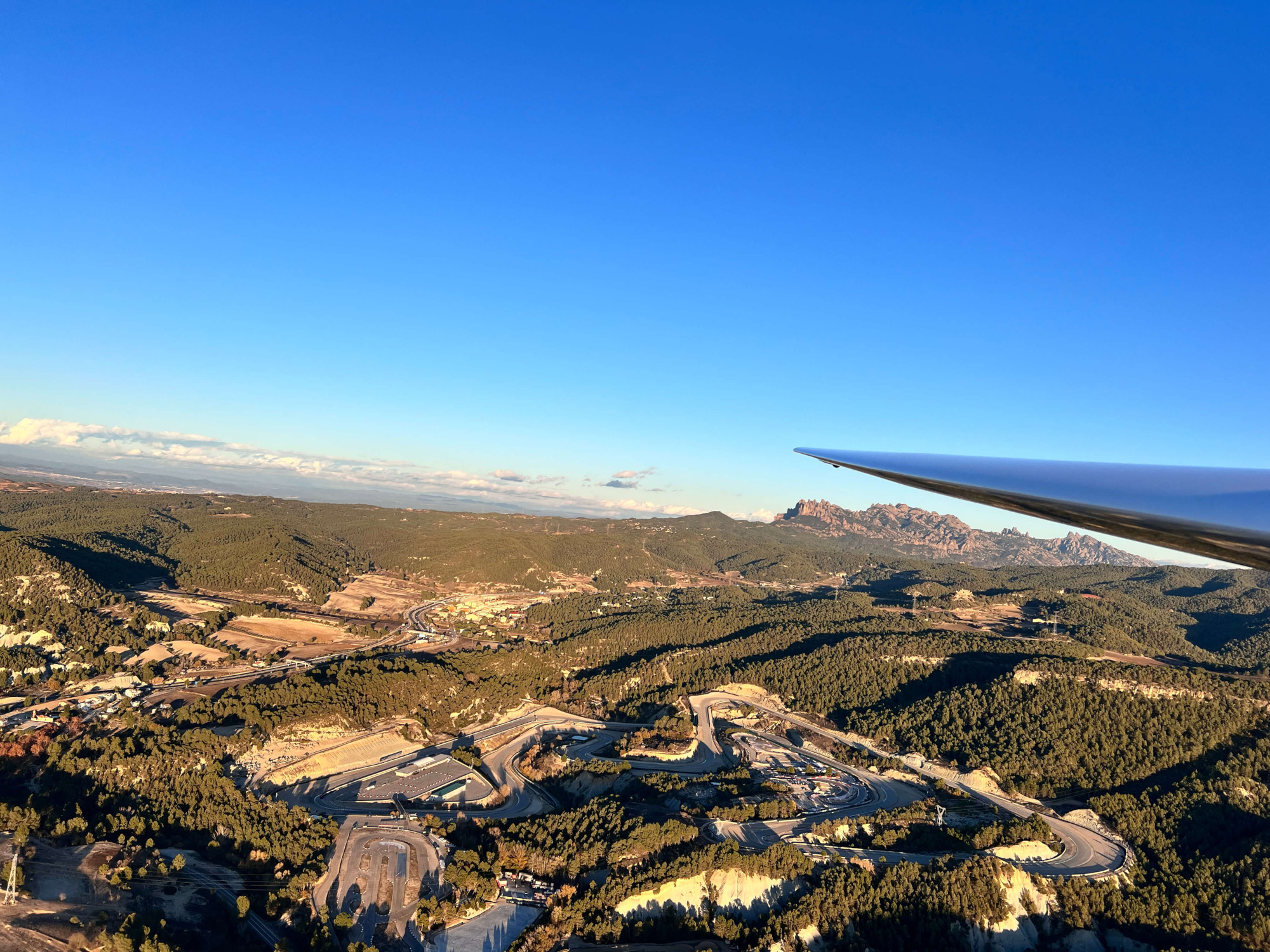 Vuelo al atardecer